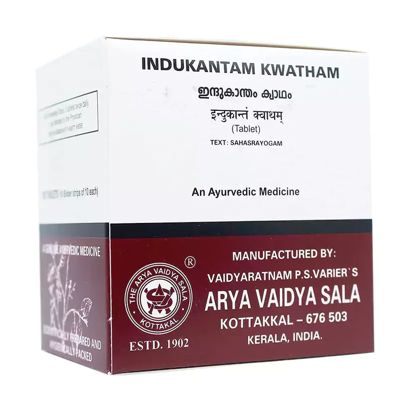 Kottakkal Arya Vaidyasala Indukantam Kwatham, 100 Tablets-1.webp